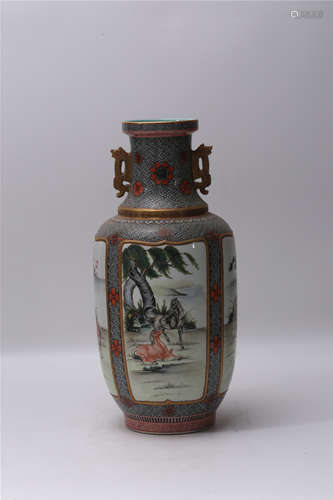 A Chinese Enamel Porcelain Vase