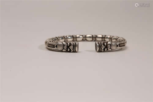 A Chinese Silver Bracelet