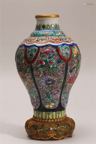 A Chinese Cloisonné Vase