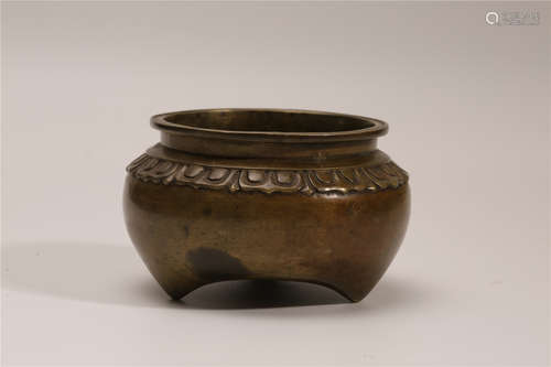 A Chinese Bronze Incense Burner