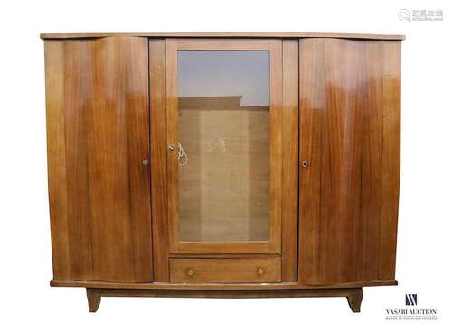 Armoire de chambre à coucher en placage d'acajou, …