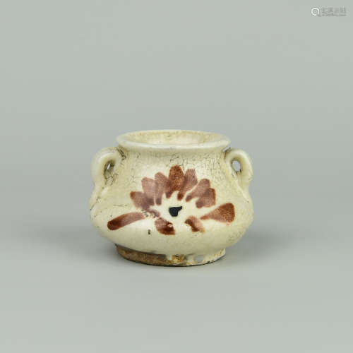 A Chinese Ci-Zhou Porcelain Vase