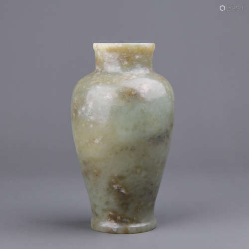 A Chinese Carved Jade Vase