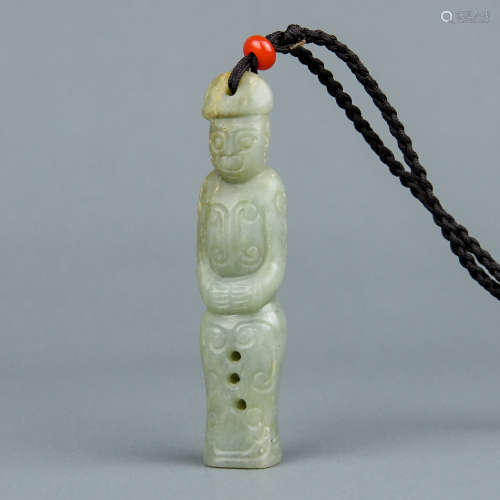 A Chinese Carved Jade Figure