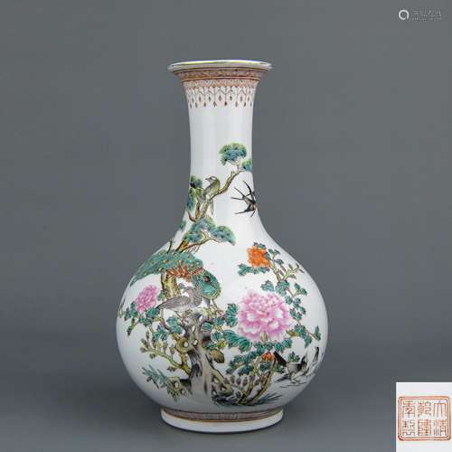 A Chinese Dou-Cai Porcelain Vase