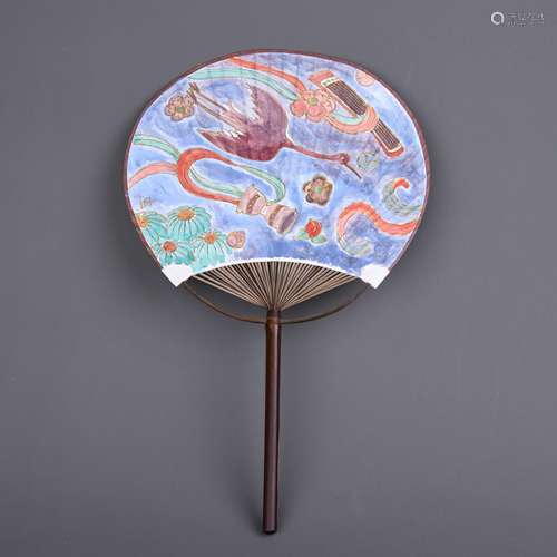 A Chinese Panting Fan