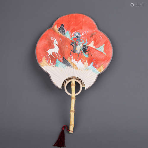 A Chinese Panting Fan