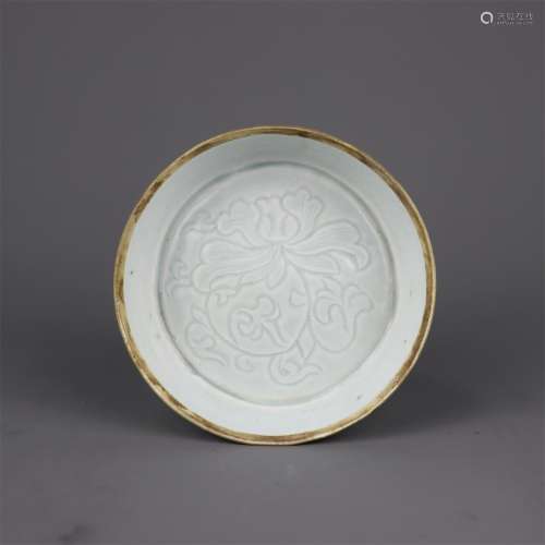 A Chinese White Porcelain Plate