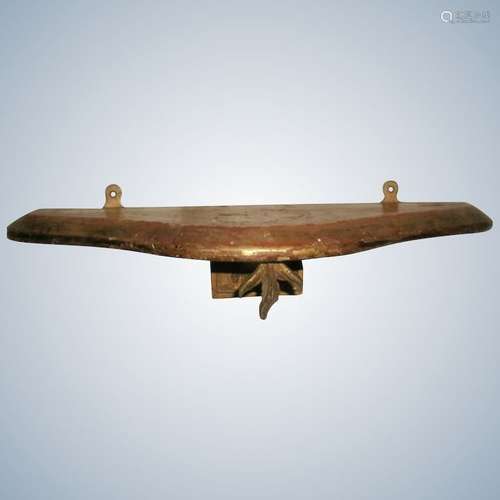 Italian Console Shelf Original Gilt Early 19th C