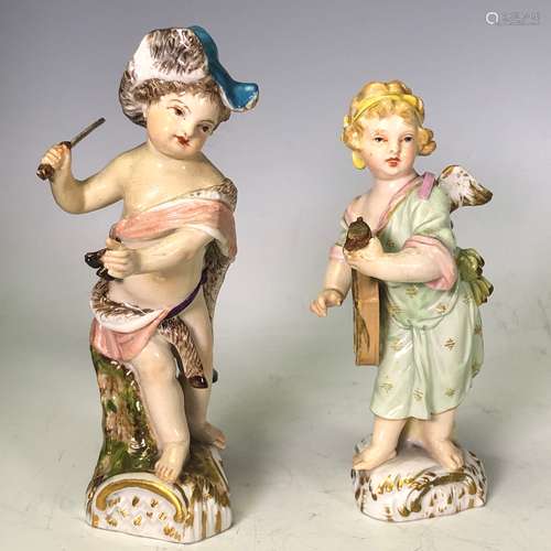 Porcelain Figurines With Mark