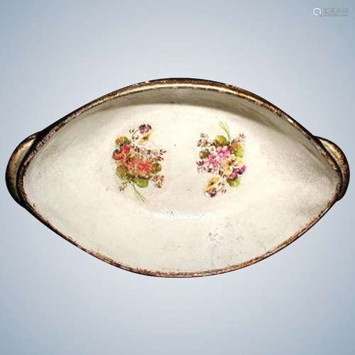 Austrian Papier Mache Bowl C.19th Century