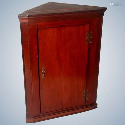 English Corner Cabinet C.1875 Mahogany Hand Made