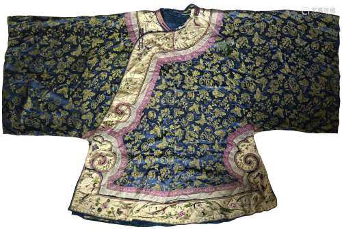 Embroidered Silk Robe