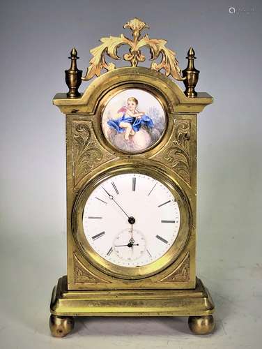 Gilt Bronze Clock