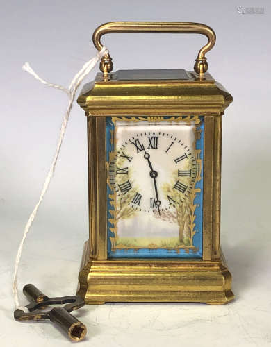 French Enamel Carriage Clock