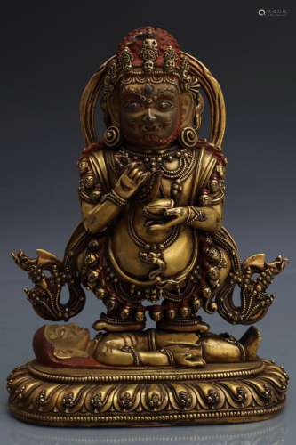Gilt Bronze Figure Of Mahakala, Tibet