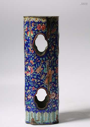 Cloisonne Enamel Bronze Hat Stand