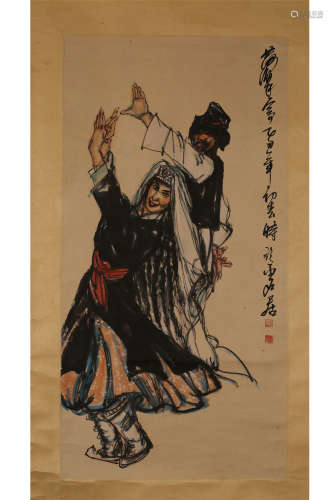 Scroll Painting By HuangZhou