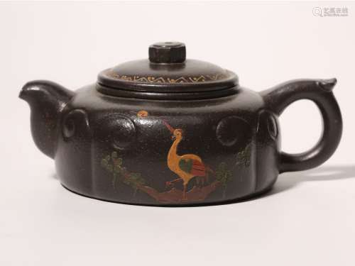 Zisha Tea Pot Signed By GuJing Zhou