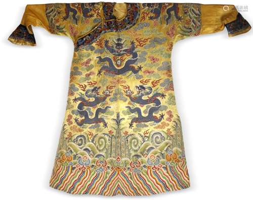 Qing Silk Dragon Robe