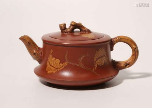 Zisha Tea Pot Signed By GuJing Zhou