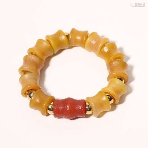 Yellow Agate Bracelet