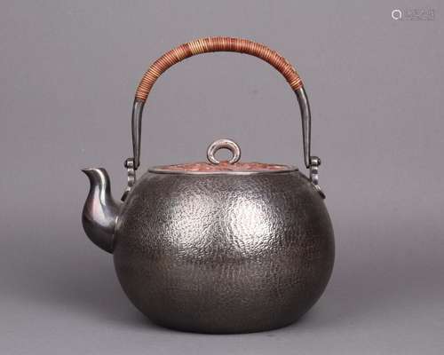 Japanese Silver Tea Pot With Mark