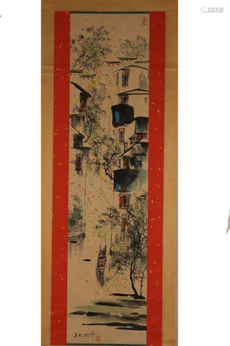 Scroll Painting By WuGuanZhong