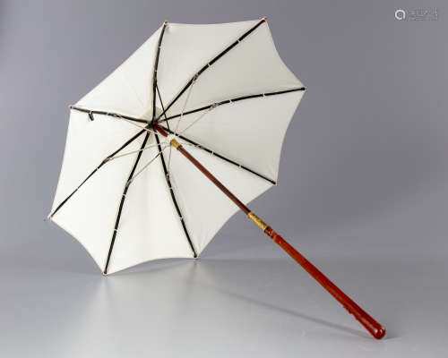 An Indian amber umbrella