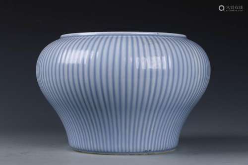 A Chinese Blue Glazed Porcelain Bowl