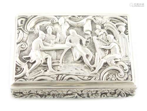 A George III silver snuff box, by Thomas Shaw, Bir…