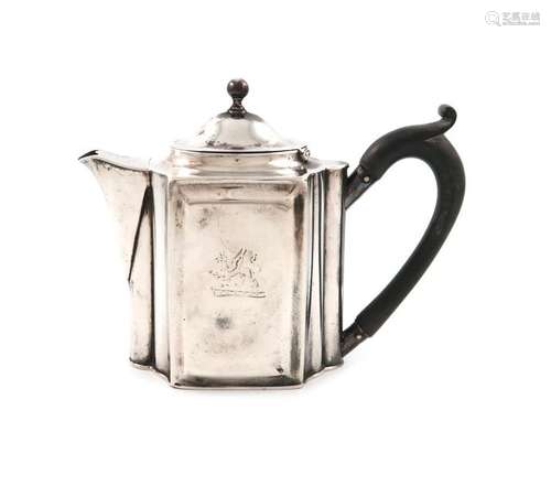 A George III silver hot milk pot, by Naphthali Har…