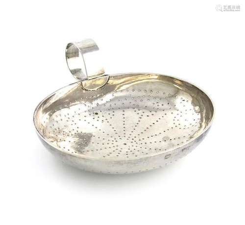 A mid 18th century West Country lemon strainer, ma…