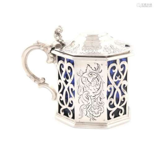 A Victorian silver mustard pot, by George Frederic…