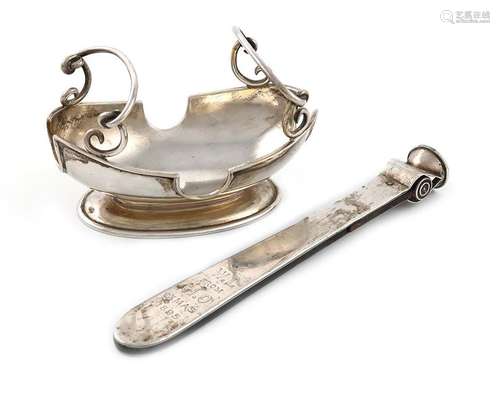 A Victorian silver cigar ashtray, by Henry Dee, Lo…