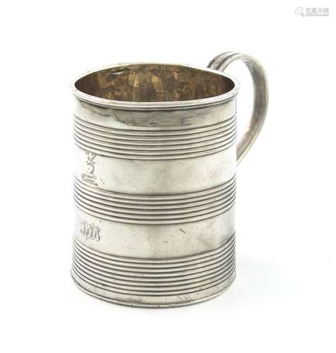 A George III silver mug, by John Le Bas, Dublin 18…