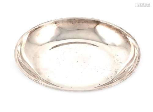 An early 19th century French silver entrée dish ba…