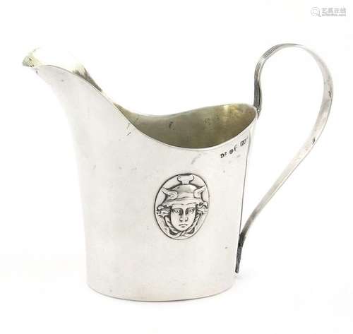 An early 19th century Swedish silver cream jug, St…