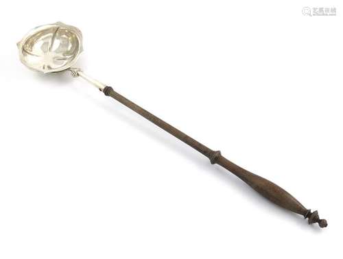 A George III Scottish silver punch ladle, by Willi…