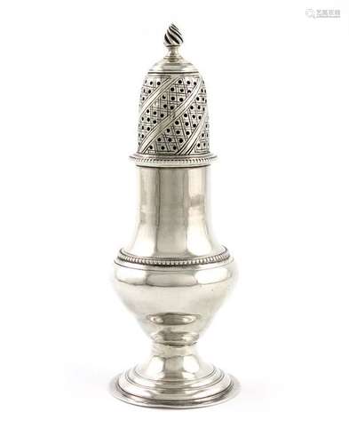 A George III silver sugar caster, by Thomas Watson…