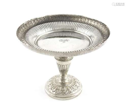 A Victorian silver tazza, by Martin, Hall and Comp…