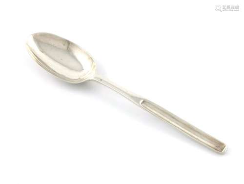 A George III Irish silver marrow spoon, by Christo…