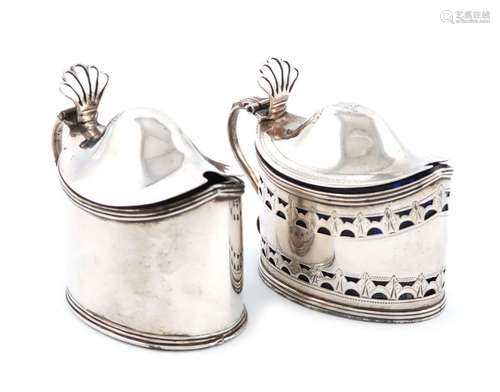 A George III silver mustard pot, by Peter, Ann and…