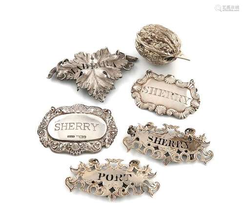 A mixed lot of silver items, comprising: an Asprey…