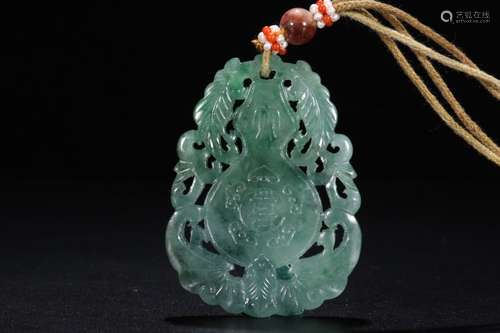 JADEITE FU LU PENDANT