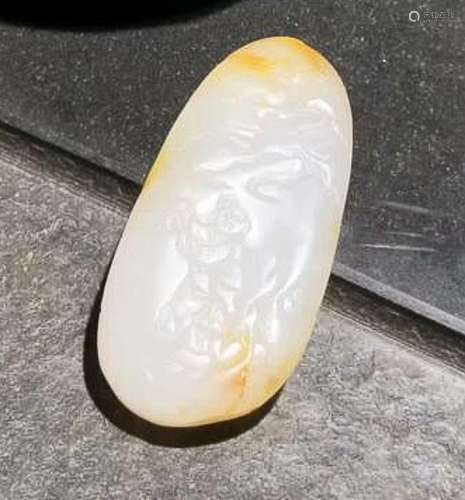 HETIAN JADE STORY PIECE