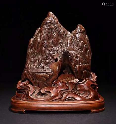 CHENXIANG WOOD SHAN ZI ORNAMENT