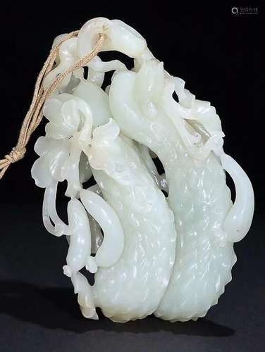 HETIAN JADE FEI HUANG TENG DA ORNAMENT