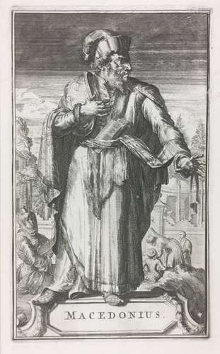 Arnold GOTTFRIED 1666 1714 Macedonius.1701 Etching…