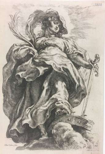 Pieter Paul RUBENS, da.1577 1640 Saint Catherine o…